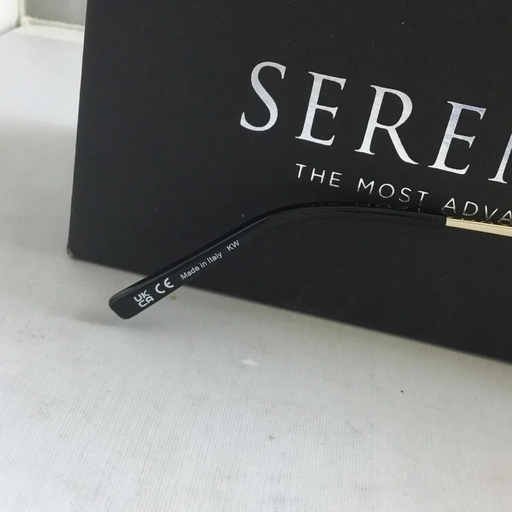 Serengeti Odell Polarized Gold Frame Sunglasses with Brown Lenses